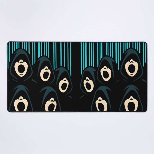 Item preview, Digital Choir Dystopia – Hooded Singers Under Cyber Barcode Rain designed and sold by Shoot-The-Moon.