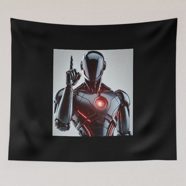 Item preview, tesla bot designed and sold by TEEJAMBOREE.