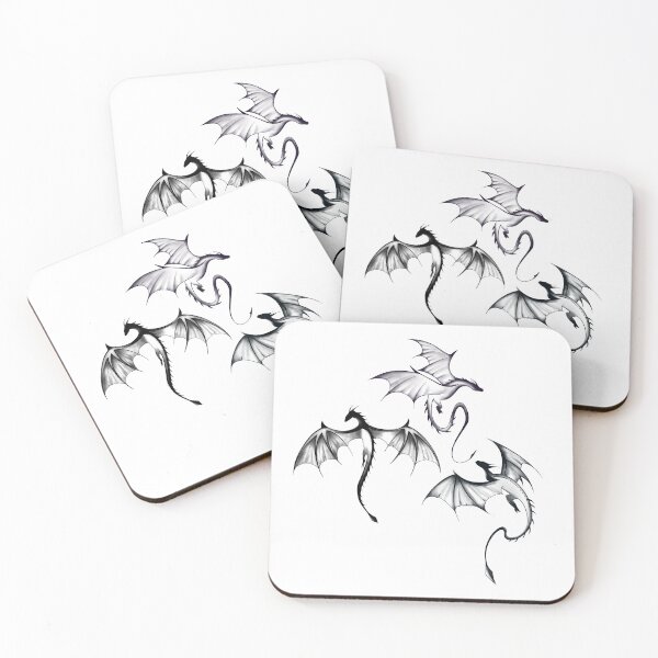 Item preview, Soaring beasts - elegant dragons designed and sold by Aakanksha97.