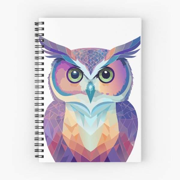 Item preview, Mystic Owl Art Print – Mosaic Vision – Spiritual Decor – Psycolor Energy designed and sold by NebulaXion.