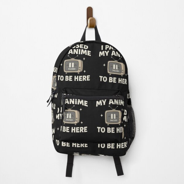Item preview, I Paused My Anime to Be Here - Funny Otaku Life Quote designed and sold by Diwakar-Designs.