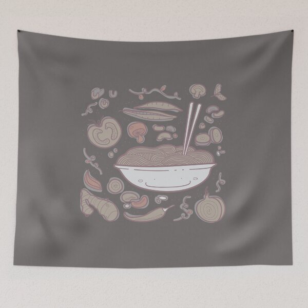 Item preview, Noodles Fun / Brown designed and sold by TINYGHOST.