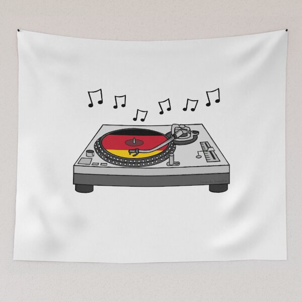 Item preview, DJ German Flag Music Producer Musician Germany designed and sold by doodlerob.