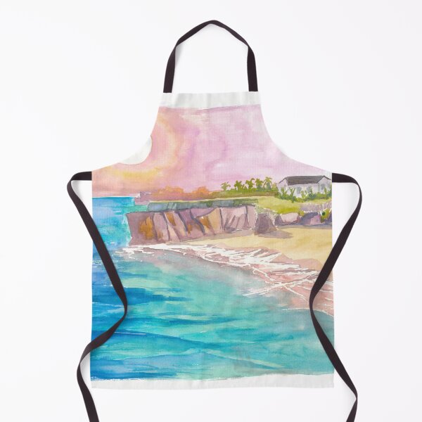 Item preview, Barbados Crane Beach Bliss with Turquoise Waves and Palms designed and sold by artshop77.