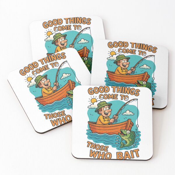Item preview, Funny Fishing T-Shirt – Good Things Come to Those Who Bait designed and sold by IdolejaArt.