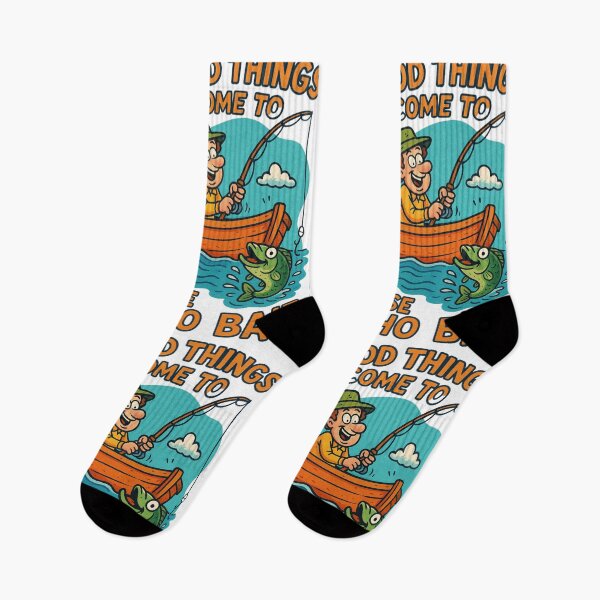 Item preview, Funny Fishing T-Shirt – Good Things Come to Those Who Bait designed and sold by IdolejaArt.