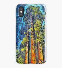 Three Giants Of The Forest Abstract iPhone Case