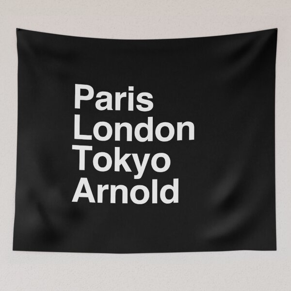 Item preview, Paris London Tokyo Arnold designed and sold by Custom365.