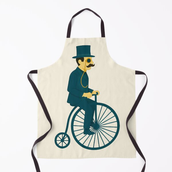Item preview, Dapper Gentleman on Penny-Farthing – Vintage Victorian Cyclist Art designed and sold by Shoot-The-Moon.