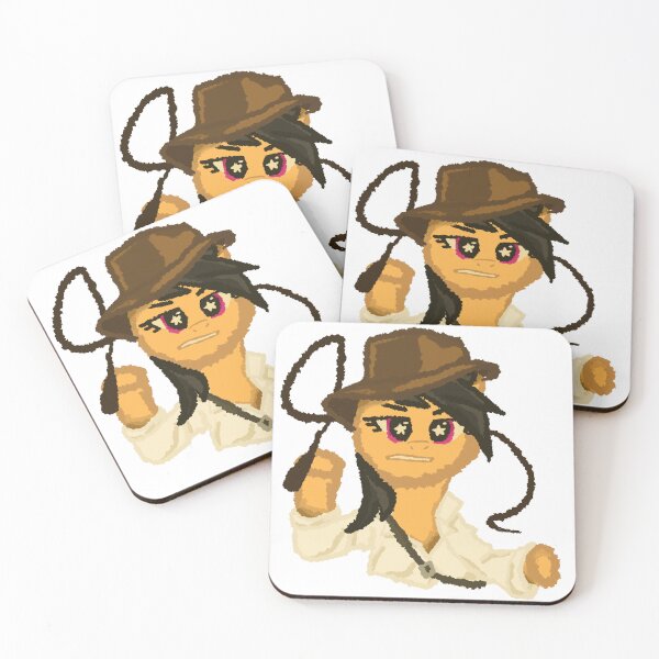 Aperçu de l'œuvre Oser faire (inspiré d'Indiana Jones) chibi - sans texte créée et vendue par Susan Parsons.