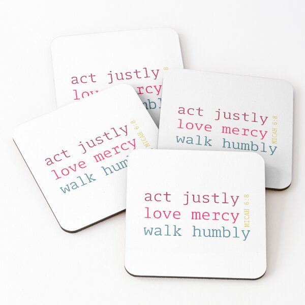 Item preview, Bible Verse: Micah 6:8 - Act Justly Love Mercy Walk Humbly | Series #8 designed and sold by JirehKollezion.