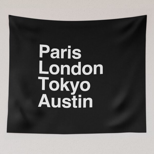 Item preview, Paris London Tokyo Austin designed and sold by Custom365.