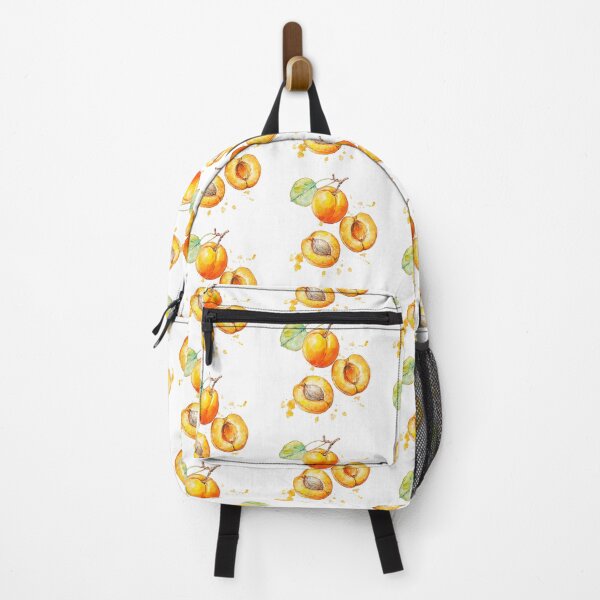 Item preview, Sweet Apricot Watercolor Fruit Illustration – Whole and Halved designed and sold by Moss and Moon Studio.