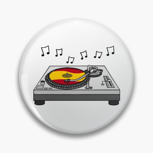 Item preview, DJ Spanish Flag Music Producer Musician Spain designed and sold by doodlerob.