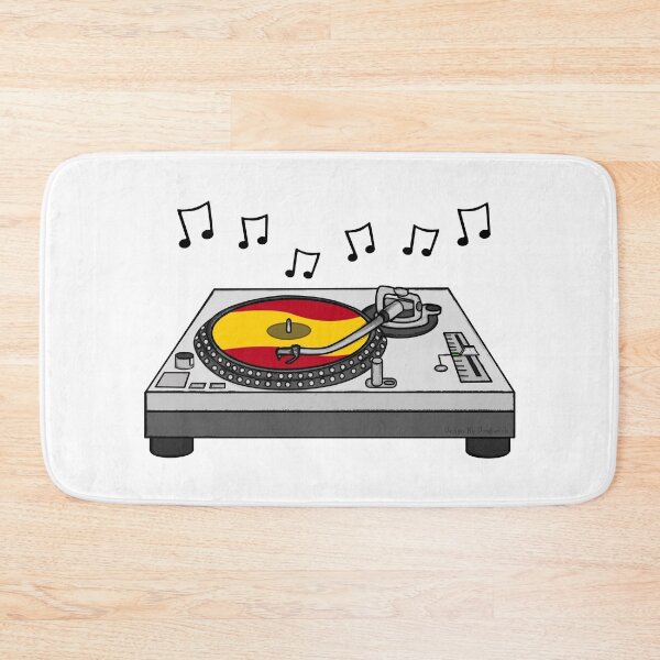 Item preview, DJ Spanish Flag Music Producer Musician Spain designed and sold by doodlerob.