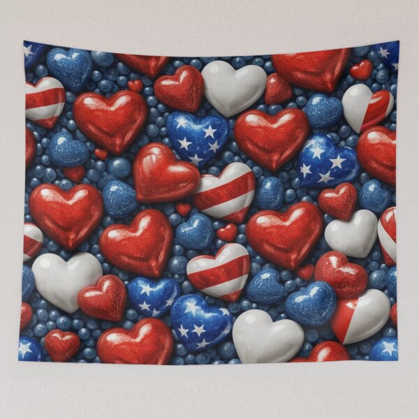 Artikelvorschau, Patriotic Hearts entworfen und verkauft von PandorasWelt.