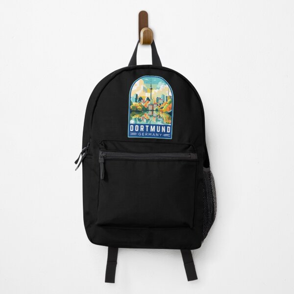 Item preview, Dortmund in North Rhine-Westphalia, Germany Vintage Travel Art Emblem designed and sold by MaateoDesign.