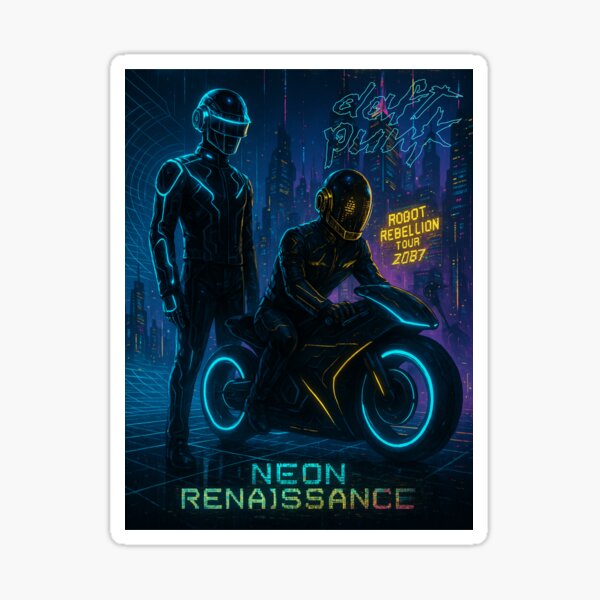 Aperçu de l'œuvre Daft Punk créée et vendue par The GG's.