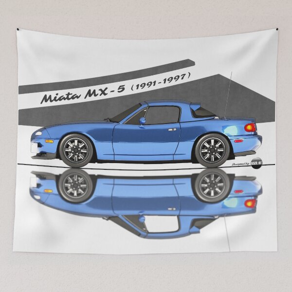 Item preview, Miata - MX-5 NA 1991-1997 (Laguna blue mica) - Pure 90s Roadster Joy designed and sold by Azaziel.