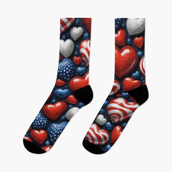 Artikelvorschau, Patriotic Hearts entworfen und verkauft von PandorasWelt.