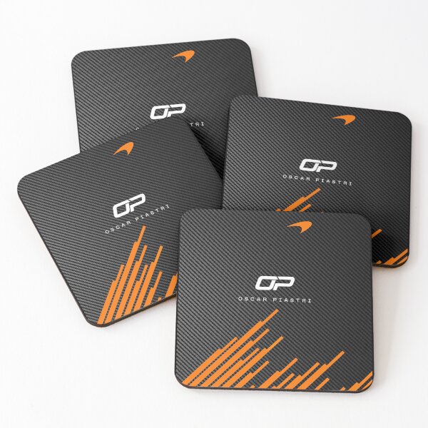 Item preview, F1 2025 Oscar Piastri OP81 carbon fibre Black, blue and orange  designed and sold by Pink Polar F1.
