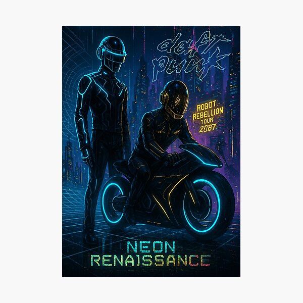 Aperçu de l'œuvre Daft Punk créée et vendue par The GG's.