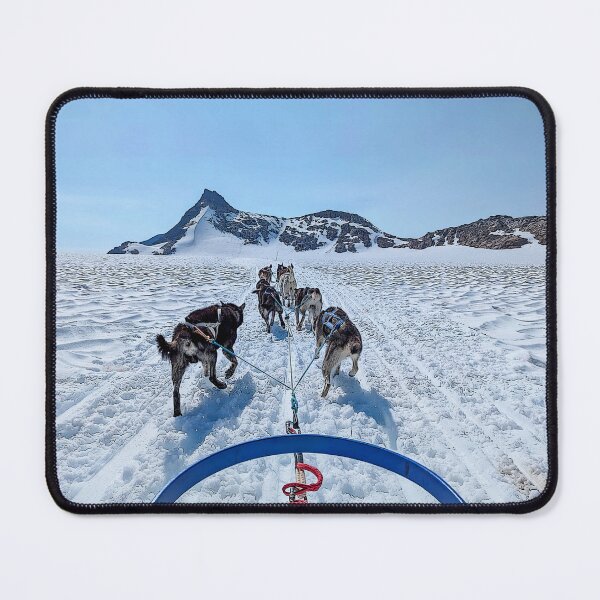 Item preview, Dog sledding in a Glacier designed and sold by HungarianSailor.