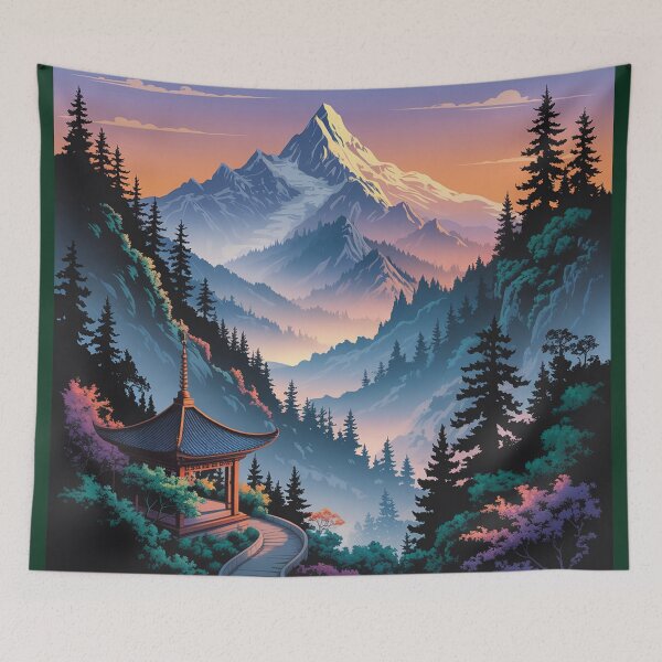 Item preview, Mountain landscape in Orientalist style. designed and sold by Lilashakti ⭐️ ⭐️ ⭐️ ⭐️ ⭐️.