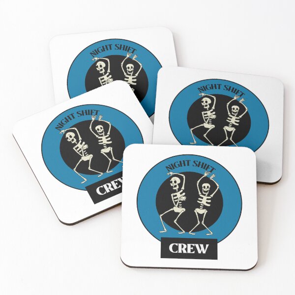 Item preview, Night Shift Crew – Dancing Skeleton Nurse Design designed and sold by NANursing.