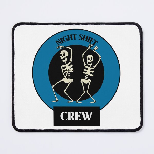 Item preview, Night Shift Crew – Dancing Skeleton Nurse Design designed and sold by NANursing.