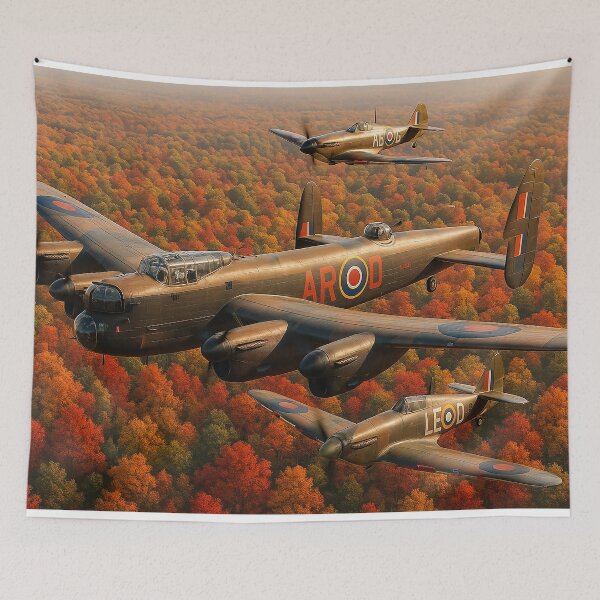 Item preview, BBMF Over Autumn in Full Power designed and sold by Skyframe Aviation.