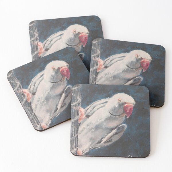 Item preview, A striking portrait of a Ringneck, caught in a moment of playful curiosity.  designed and sold by ChristelsArtGallery.