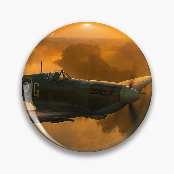 Item preview, River of Light Spitfire at Sunrise designed and sold by Skyframe Aviation.
