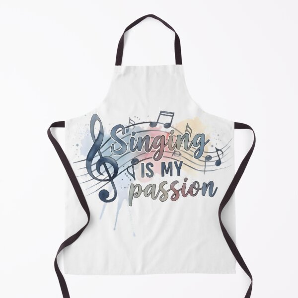Item preview, Singing Is My Passion Watercolor Music Design designed and sold by OneArtDigital.