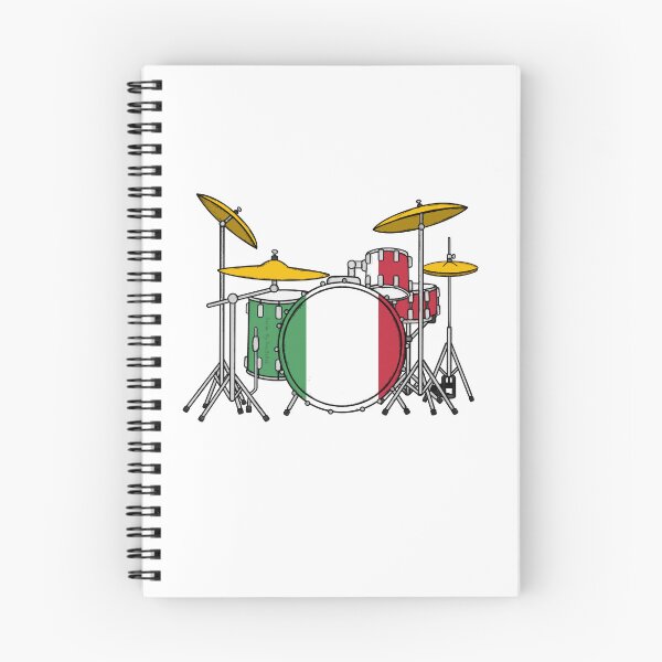 Item preview, Drum Kit Italian Flag Drummer Musician Italy designed and sold by doodlerob.