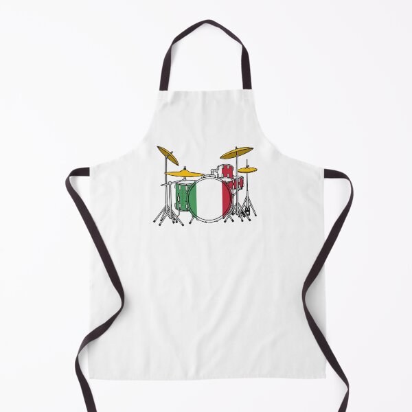 Item preview, Drum Kit Italian Flag Drummer Musician Italy designed and sold by doodlerob.