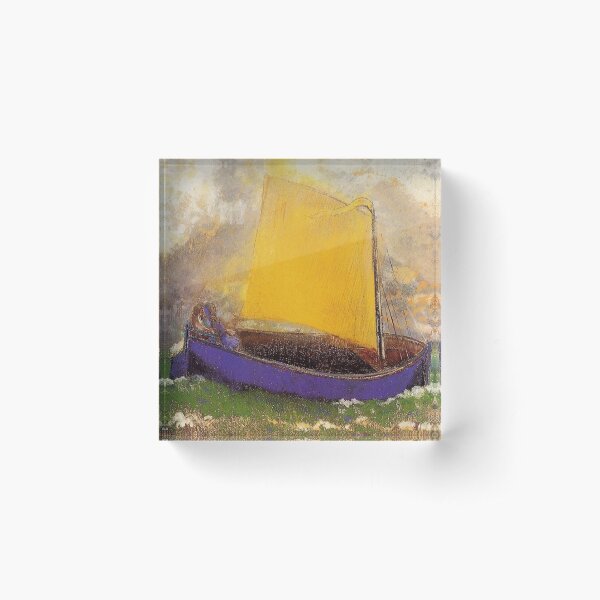Artikel-Vorschau von HD Das mysteriöse Boot, von Odilon Redon (1892) High Definition, designt und verkauft von MINDTHECHERRY.