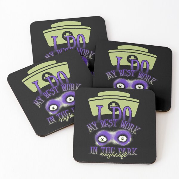 Item preview, I Do My Best Work in the Dark – Night Shift Nurse Design designed and sold by NANursing.