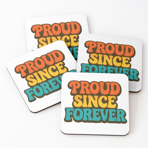 Item preview, Proud Since Forever – Retro Pride Typography designed and sold by Haus Of Sin.