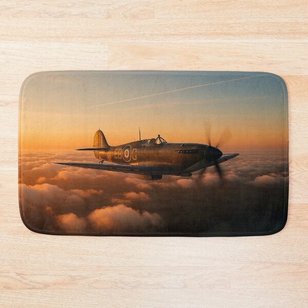 Item preview, Sunset Patrol Spitfire Above the Clouds designed and sold by Skyframe Aviation.