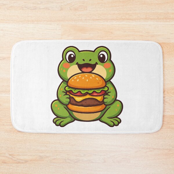 Item preview, Frog Eating Hamburger designed and sold by k3rstman1.