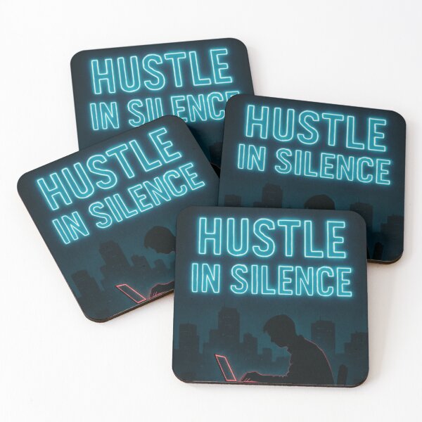 Item preview, Hustle in Silence | Quiet Ambition & Work Ethic Design - Perfect for Entrepreneurs, Creatives & Dreamers designed and sold by MafiaCreation.