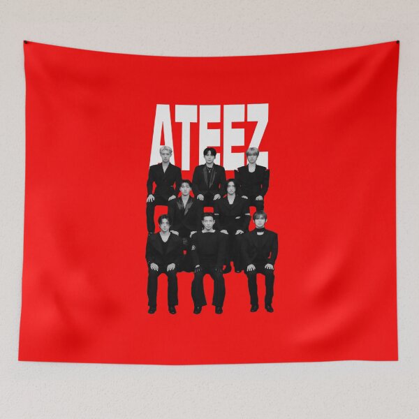 Item preview, ATEEZ Golden Hour Sticker designed and sold by Popsical  Prints.