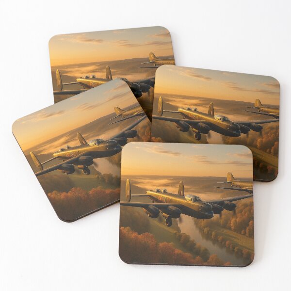 Item preview, Autumn Legacy Lancaster and Dakota in Formation designed and sold by Skyframe Aviation.