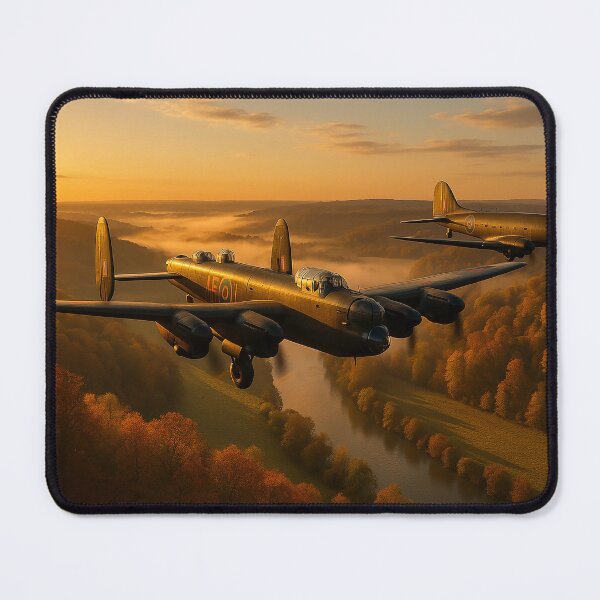 Item preview, Autumn Legacy Lancaster and Dakota in Formation designed and sold by Skyframe Aviation.