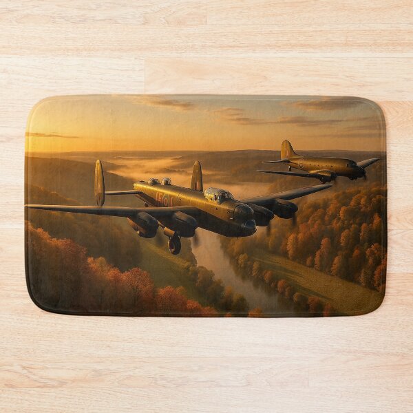Item preview, Autumn Legacy Lancaster and Dakota in Formation designed and sold by Skyframe Aviation.