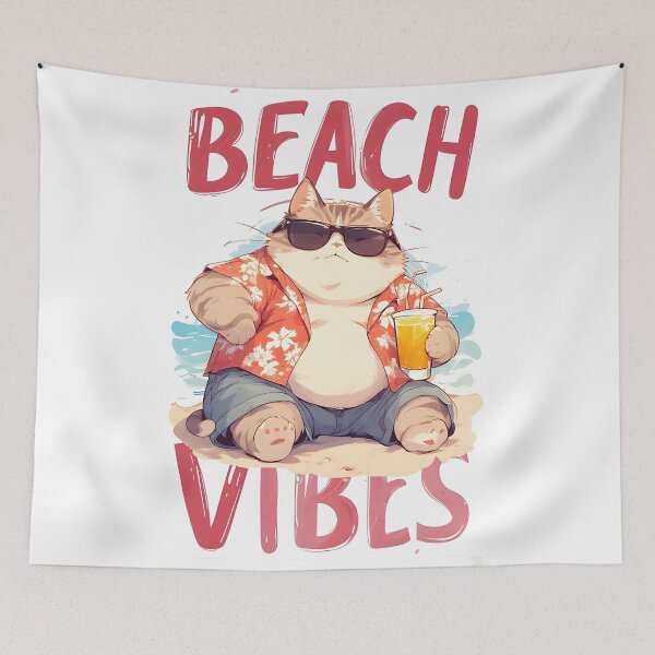 Item preview, BEACH VIBES designed and sold by aliraweb.