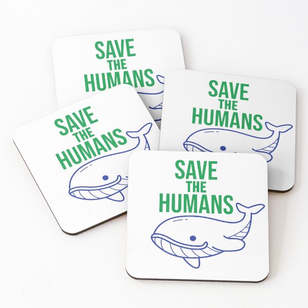 Item preview, Save the Humans Funny Whale Environmental Activist  designed and sold by The Junto Shop.