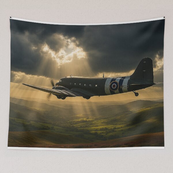Item preview, Break in the Storm Dakota Over Hills designed and sold by Skyframe Aviation.