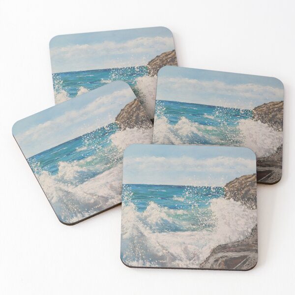 Item preview, crashing waves designed and sold by ChristelsArtGallery.